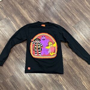 McDonald's Retro Peace Collective Black Long Sleeve